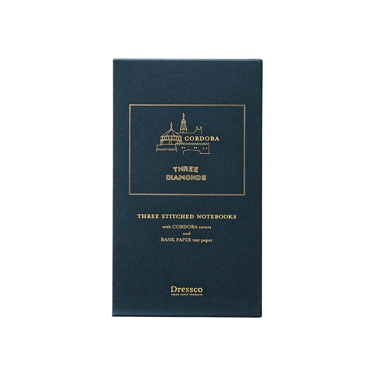 Takeo Dressco Stitched Notebook Book Case Set