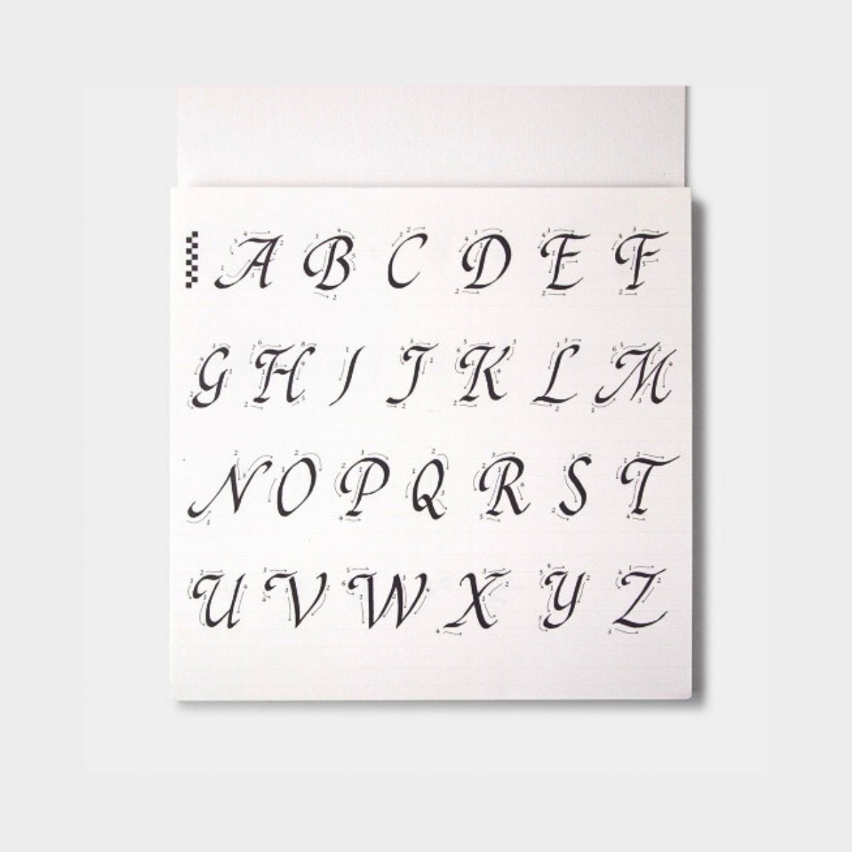 Tools To Live By Calligraphy Practice Notebook — Chancery Cursive