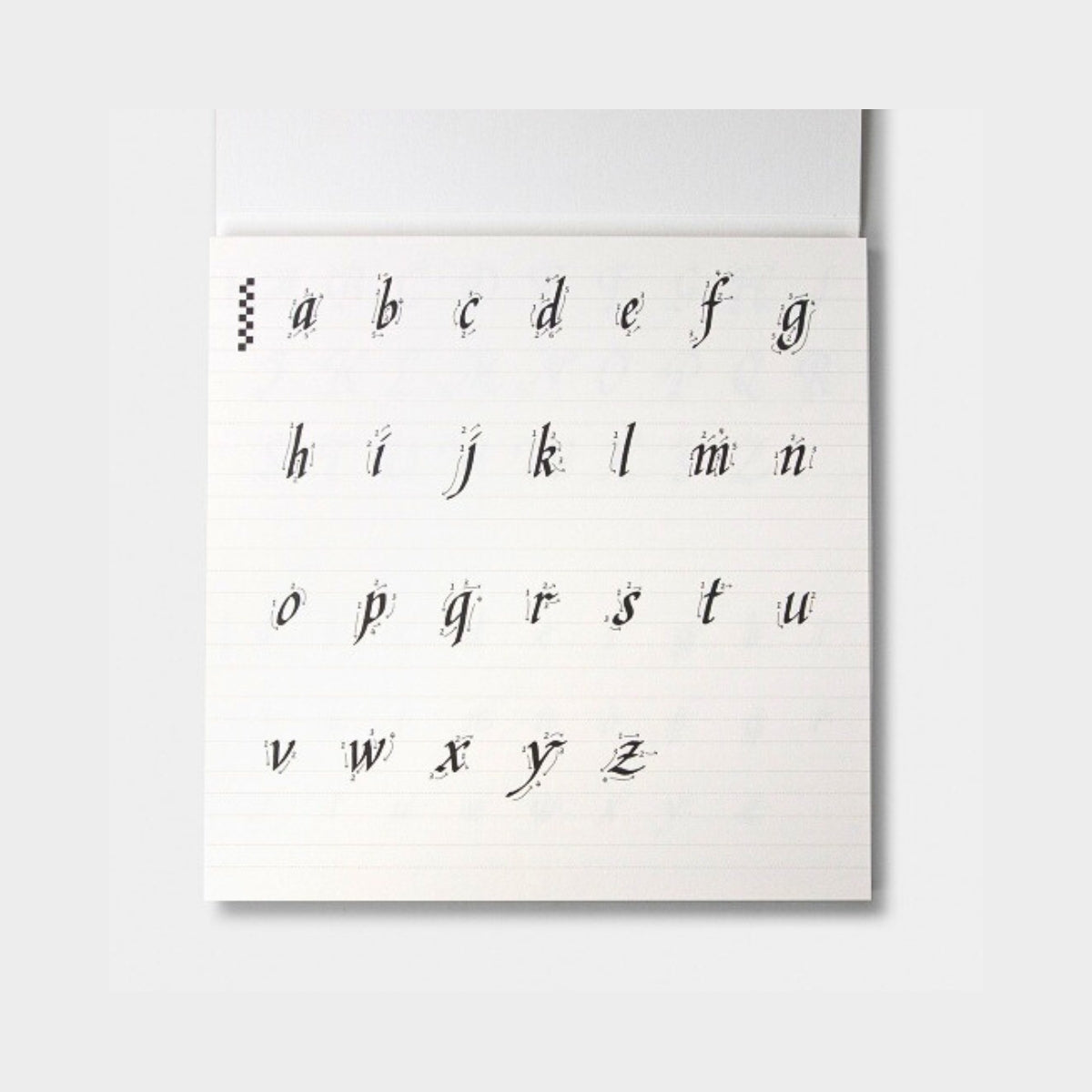 Tools To Live By Calligraphy Practice Notebook — Chancery Cursive