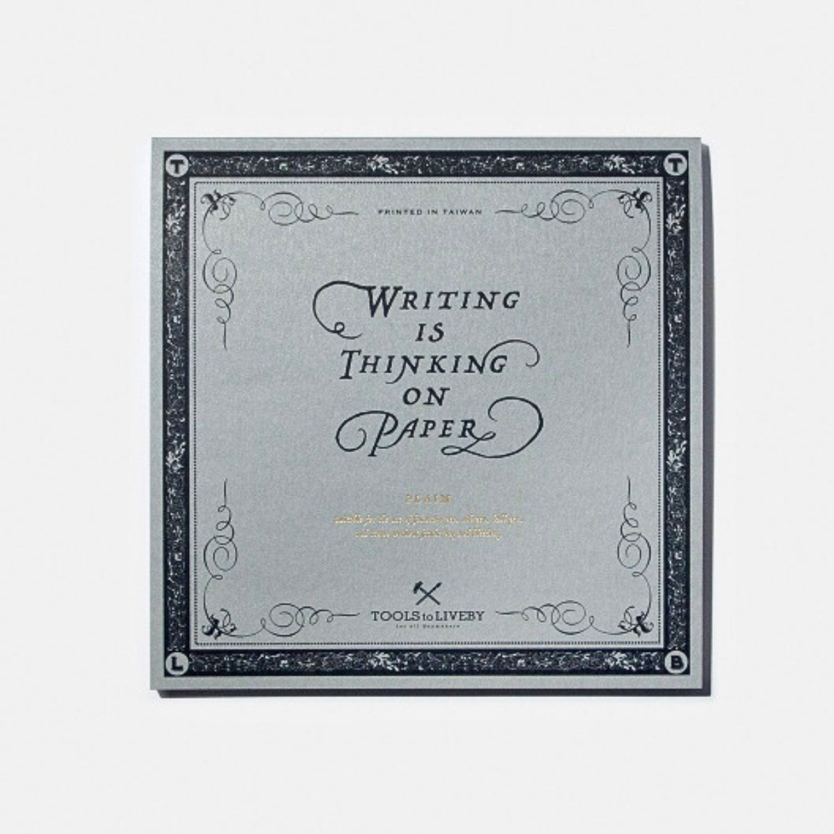 Tools To Live By Calligraphy Practice Notebook Plain