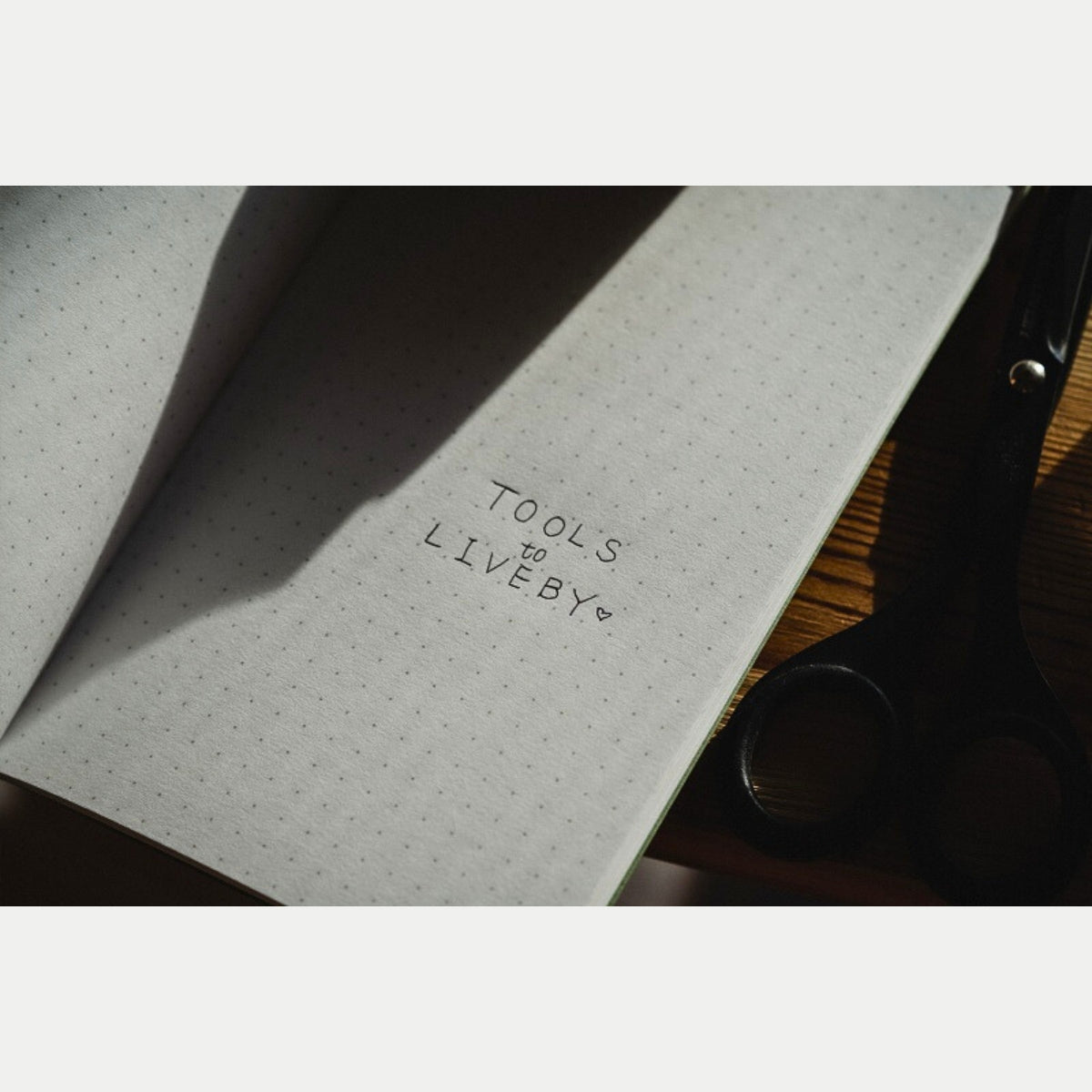 Tools To Live By Letterpress Machine Dot Notebook