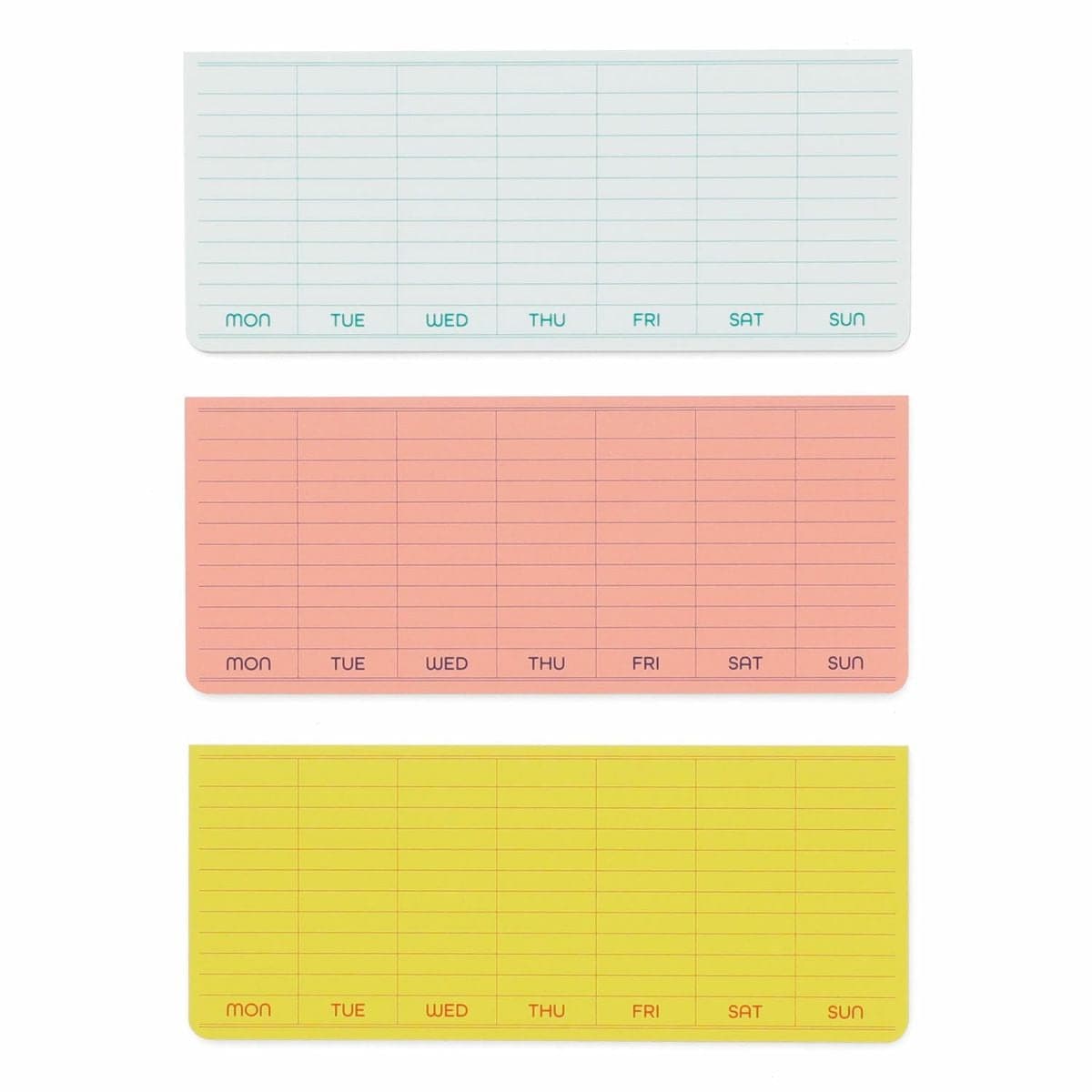 Hightide Penco Sticky Memo Pad Weekly