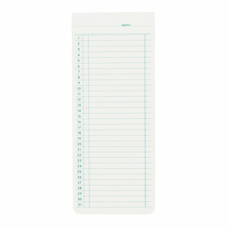 Hightide Penco Sticky Memo Pad Monthly
