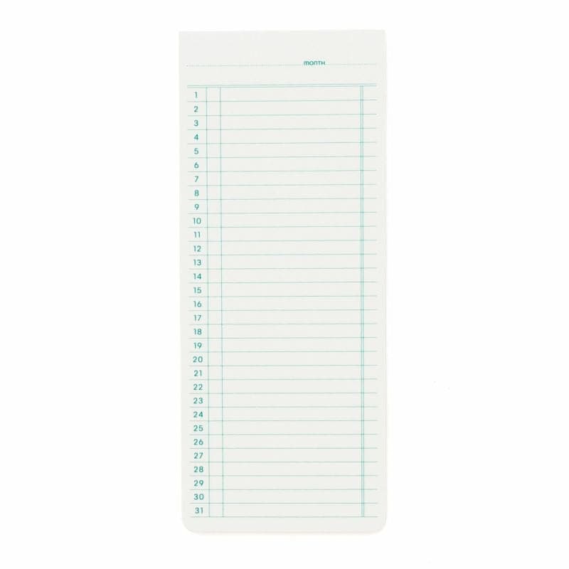 Hightide Penco Sticky Memo Pad Monthly