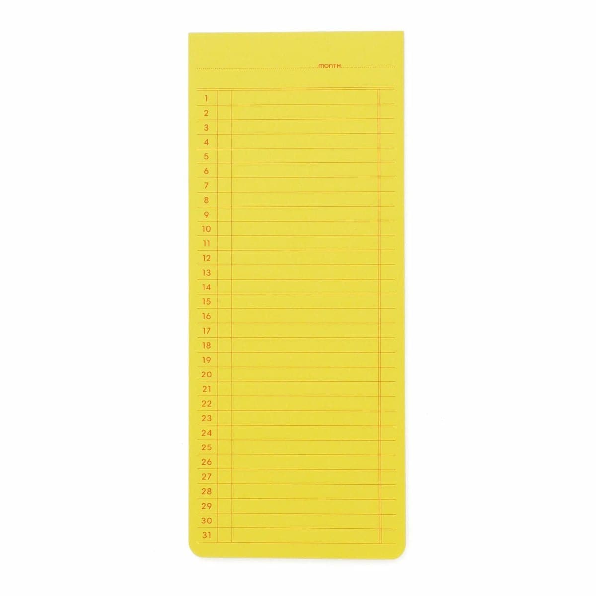Hightide Penco Sticky Memo Pad Monthly