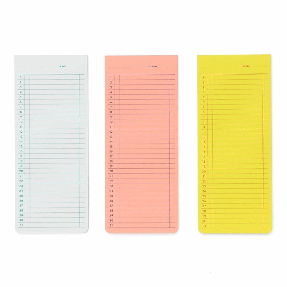 Hightide Penco Sticky Memo Pad Monthly