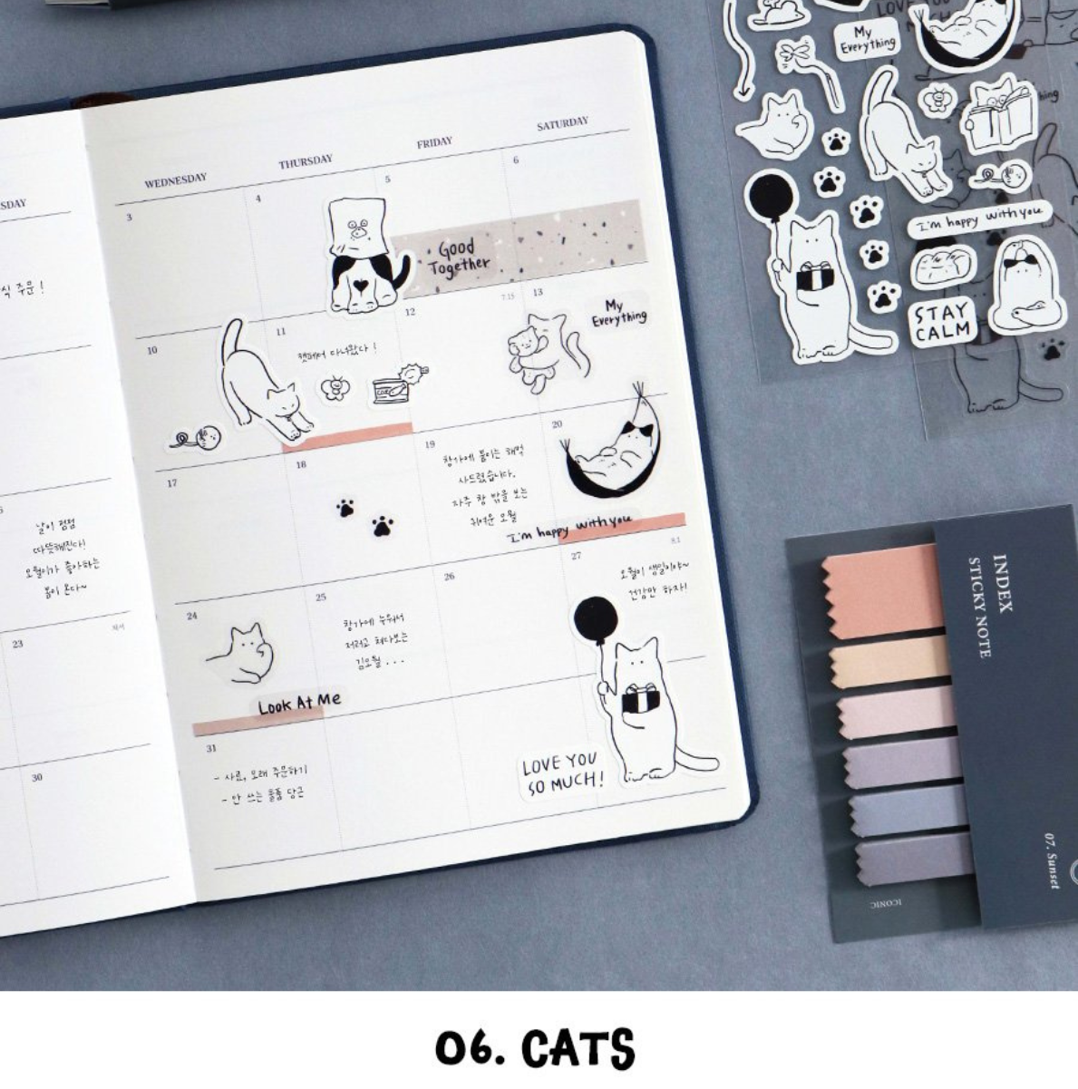 Iconic Line Drawing Planner Stickers