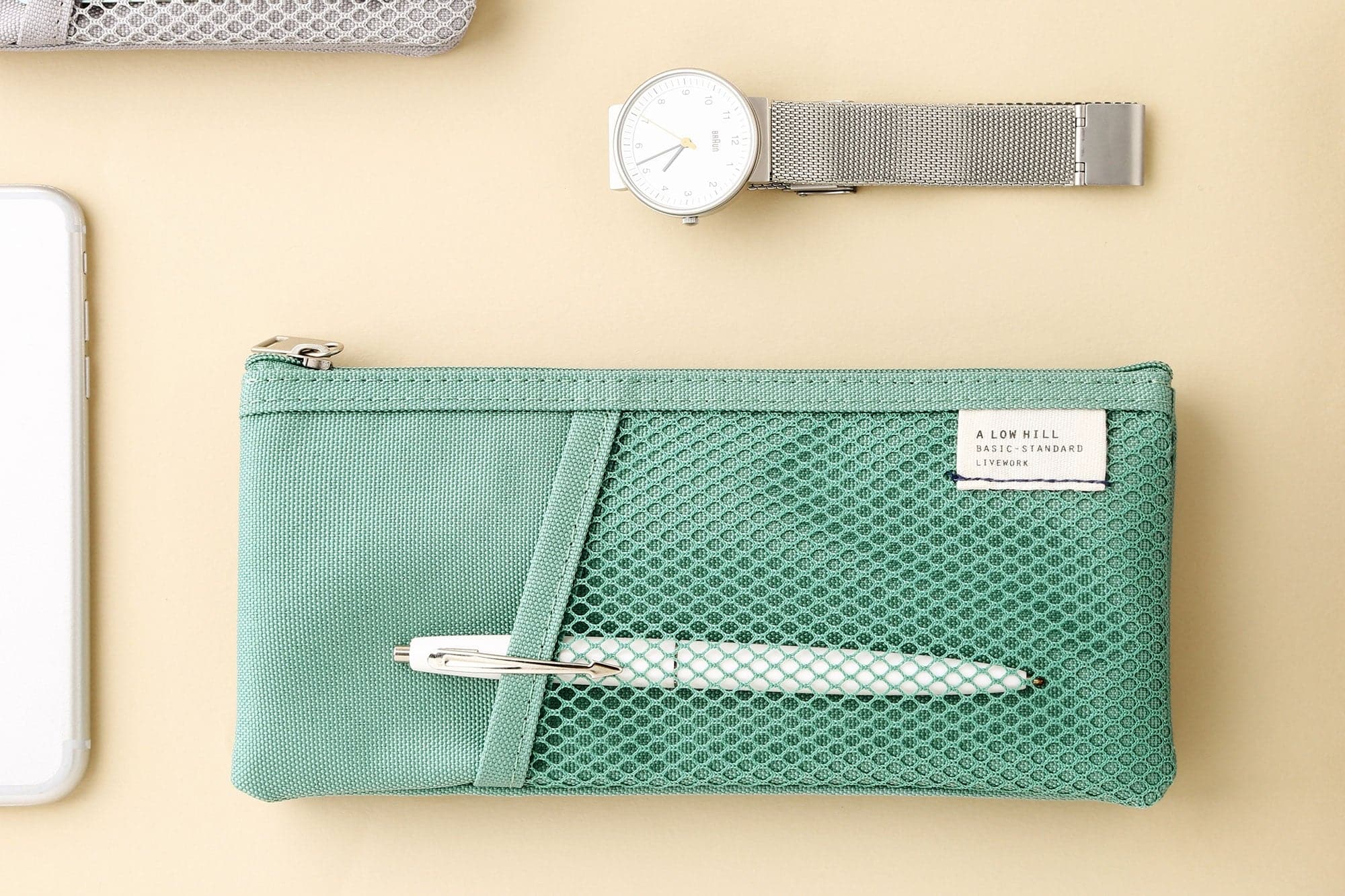 Livework Mesh Pocket Pencil Pouch