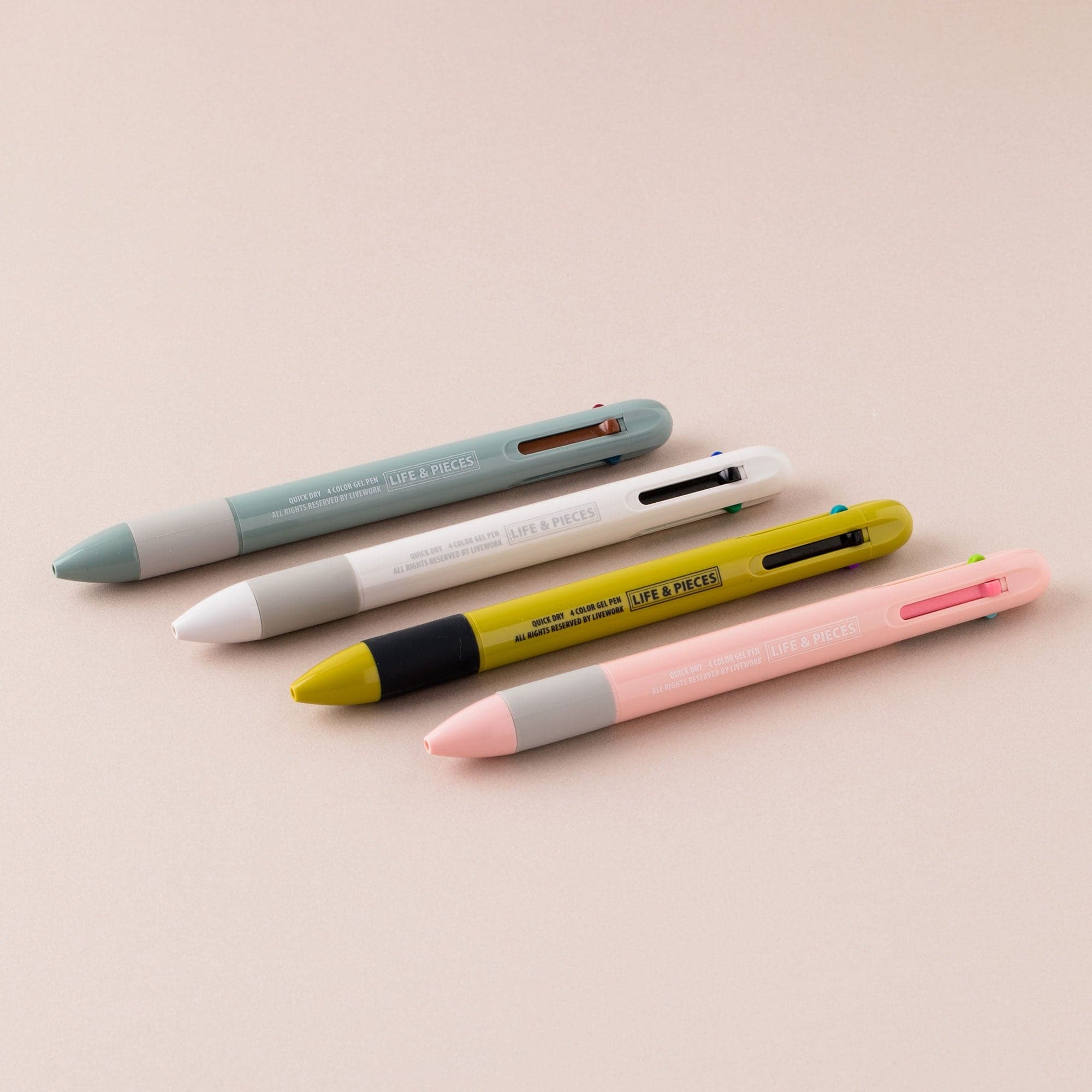 Livework LIFE & PIECES 4 Color Gel Pen