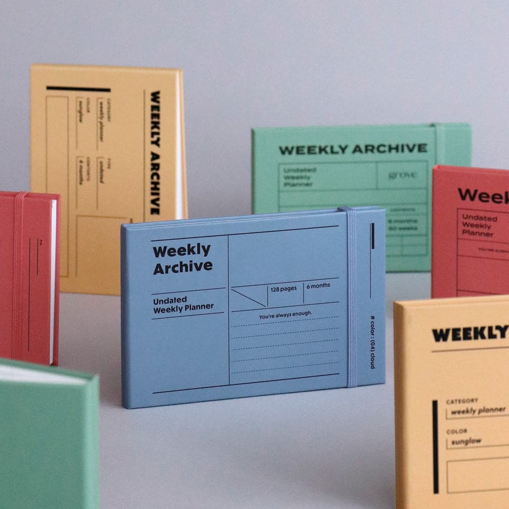 Iconic Undated Weekly Archive Planner