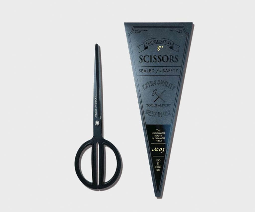 Tools to Live By -- Scissors 8" -- Black