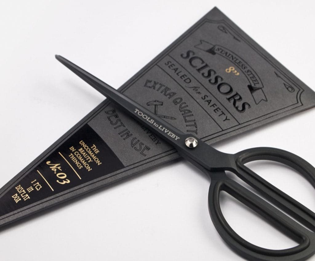 Tools to Live By -- Scissors 8" -- Black