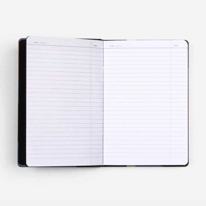 Papier Tigre Canvas Notebook (A6, Dot-Grid) - Traffic