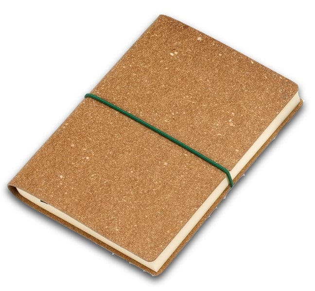 CIAK Eco Recycled Leather Notebook - Ruled Paper 12x17cm