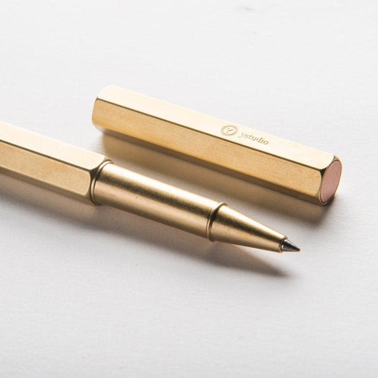 ystudio Rollerball Pen - Brass