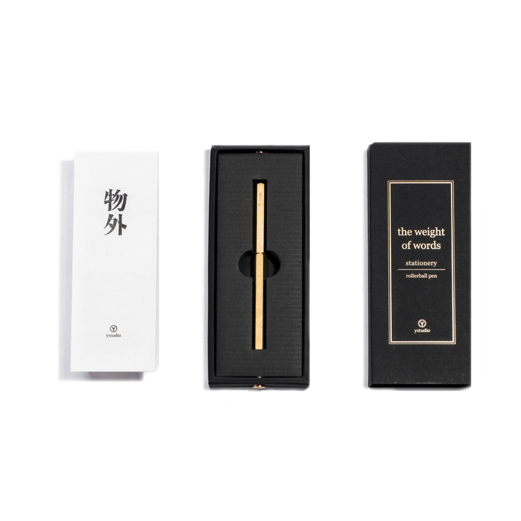 ystudio Rollerball Pen - Brass