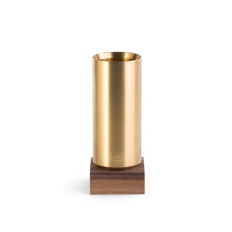 ystudio Classic Brass Pen Container