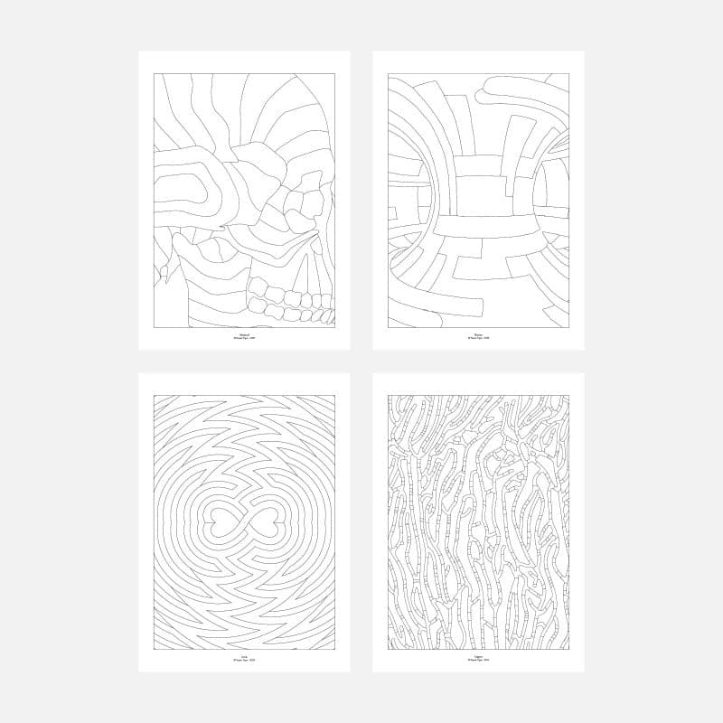 Papier Tigre Colouring Book A4