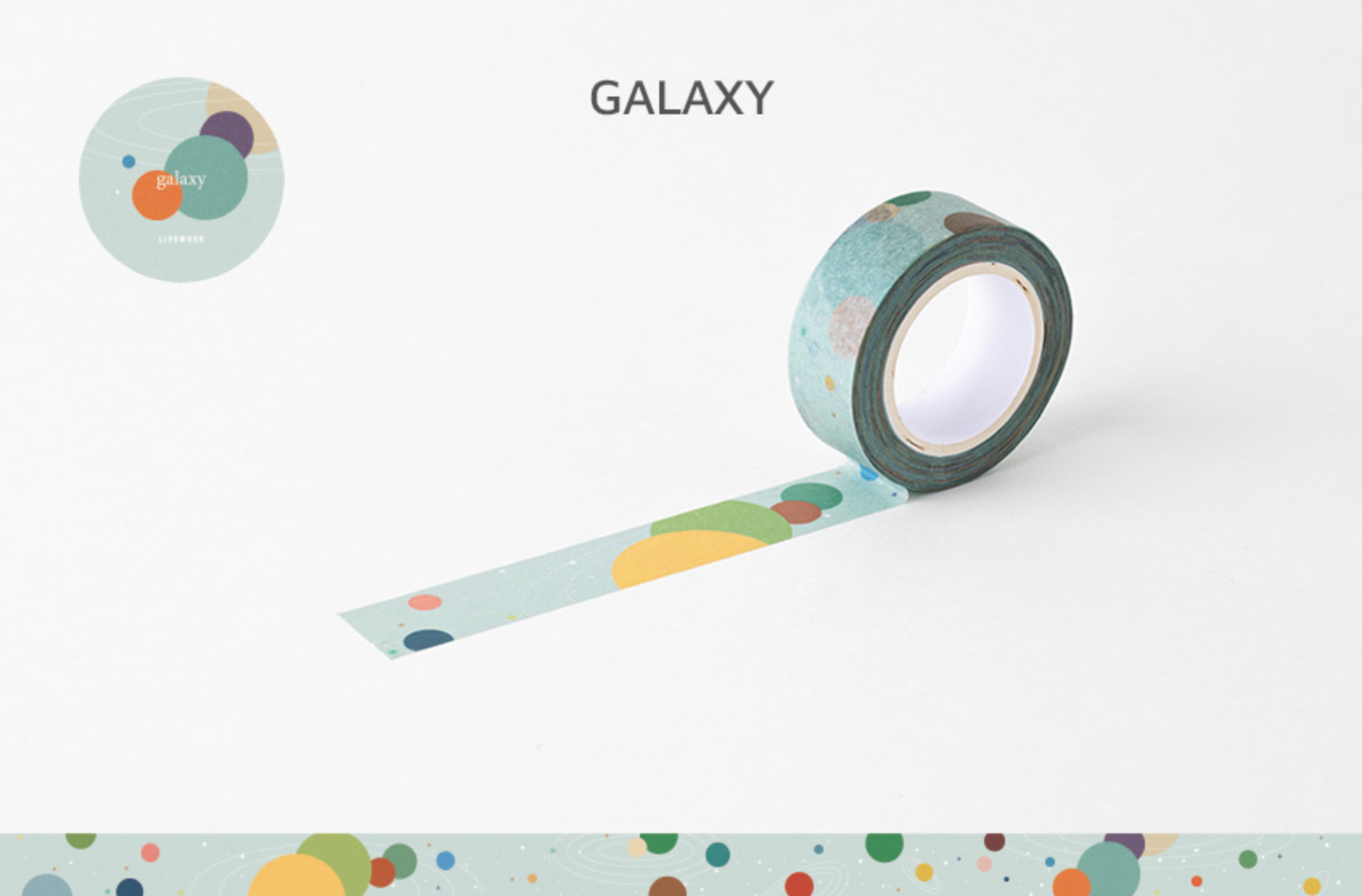 LIVEWORK LIFE & PIECES PAPER TAPE - 15MM - Galaxy