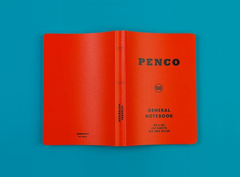 Hightide Penco Soft PP Notebook B6 (Grid)