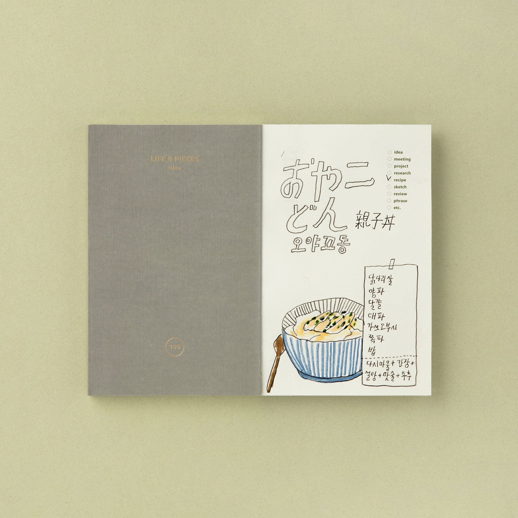 Livework Life & Pieces Notebook Small (A6, Idea)
