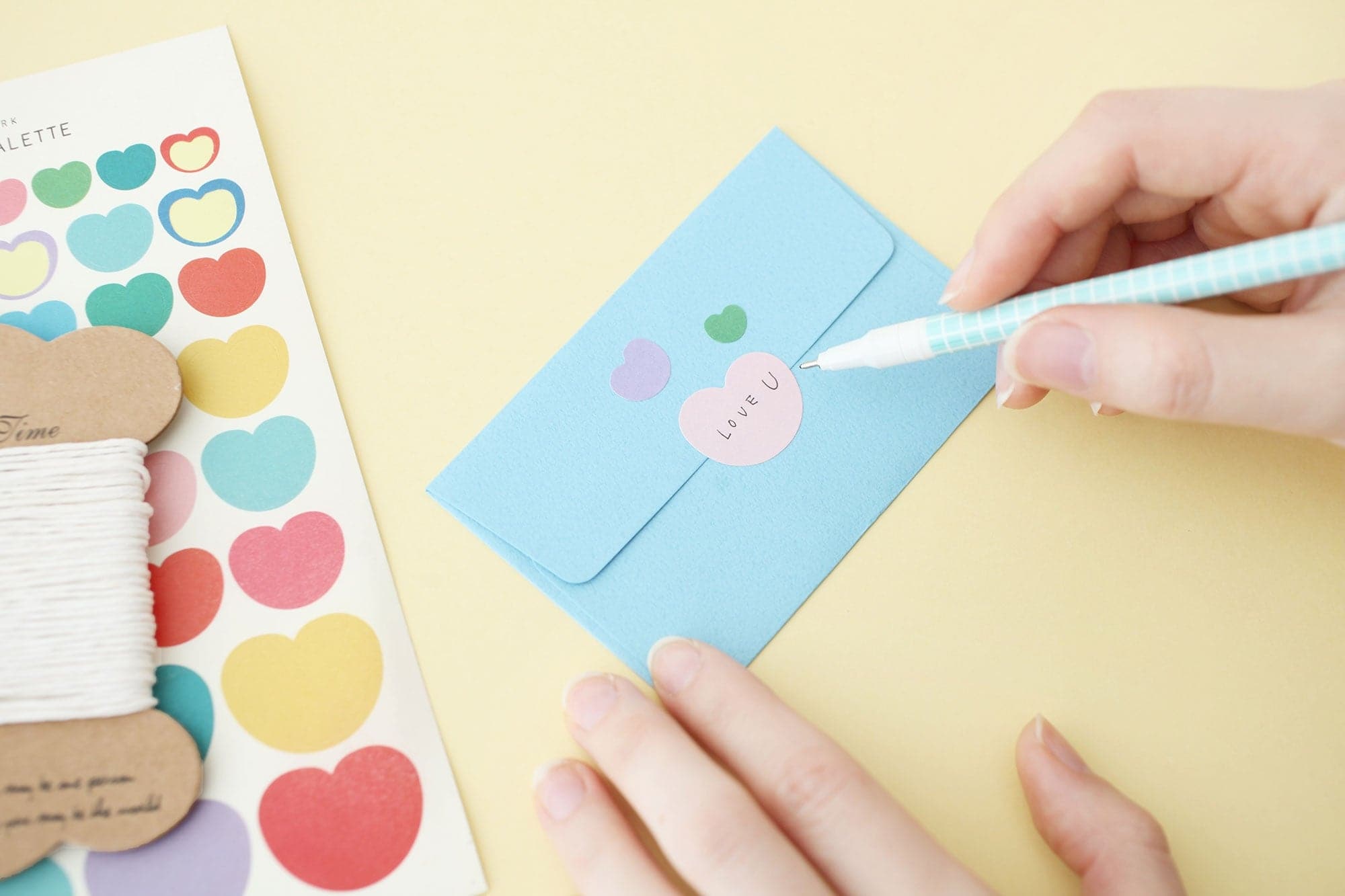 Livework Color Palette Stickers - Heart