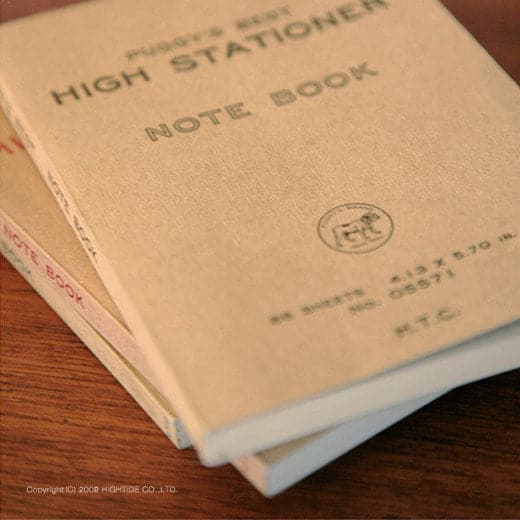 Hightide Puggy's Paperback Pocket Notebook