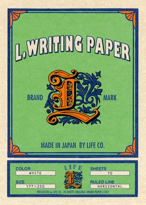 Life L-Writing Paper Pad (70 Sheets) B5