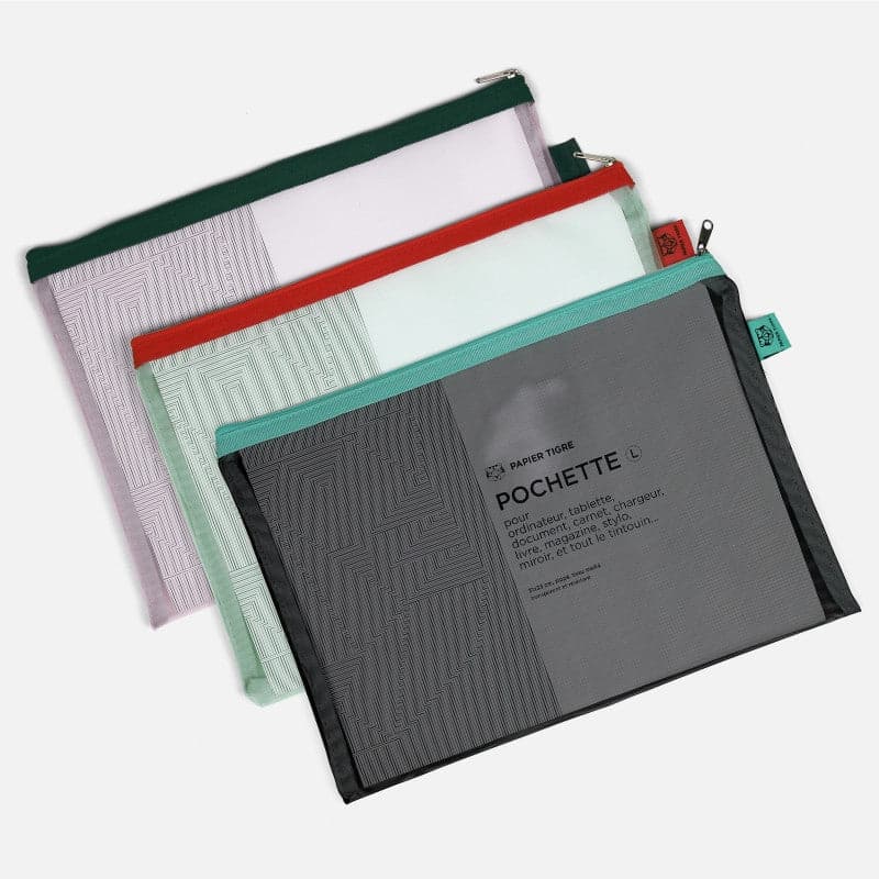 Papier Tigre Mesh Pocket - Large
