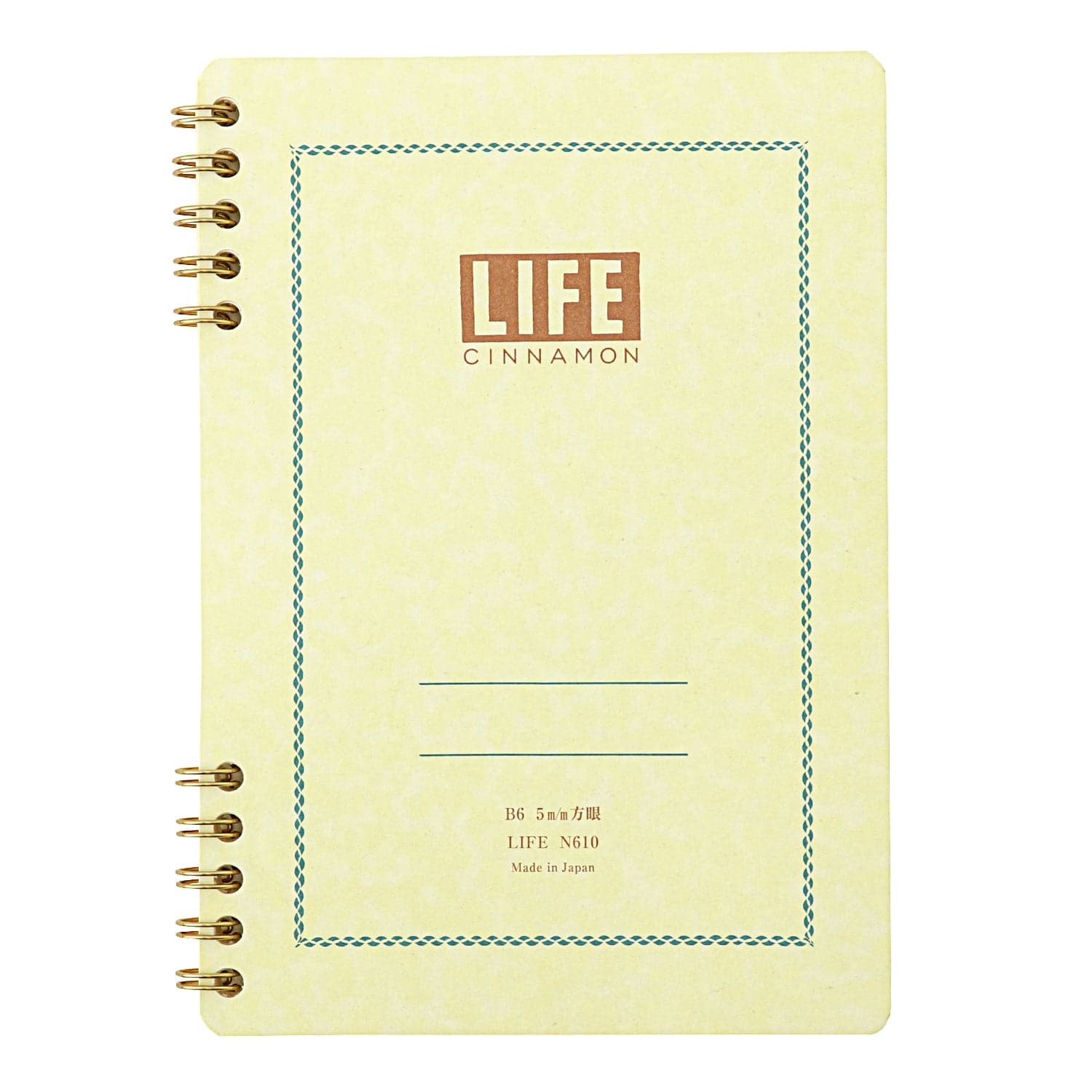 Life Cinnamon Notebook, Graph, B6