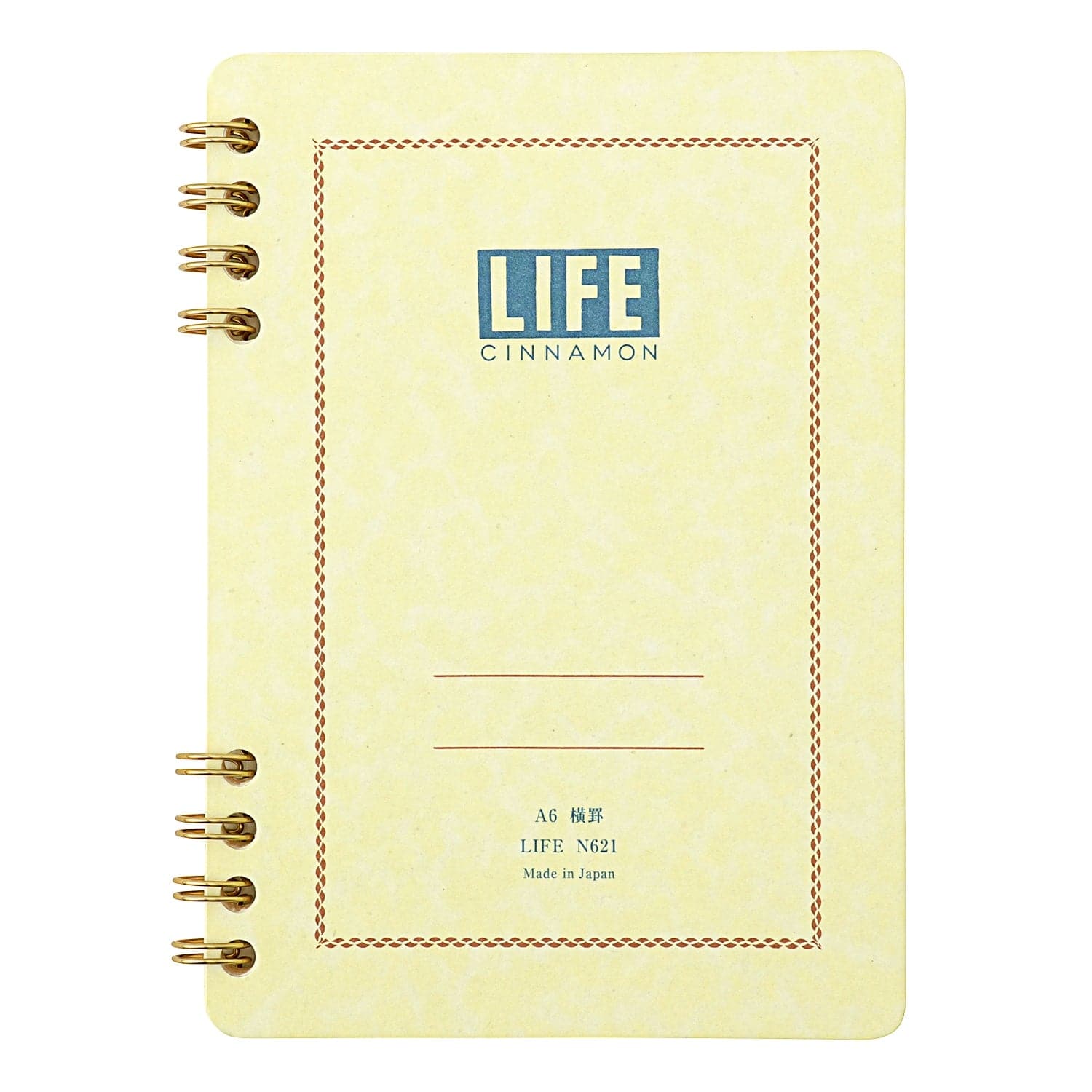 Life Cinnamon Notebook, Lined, A6