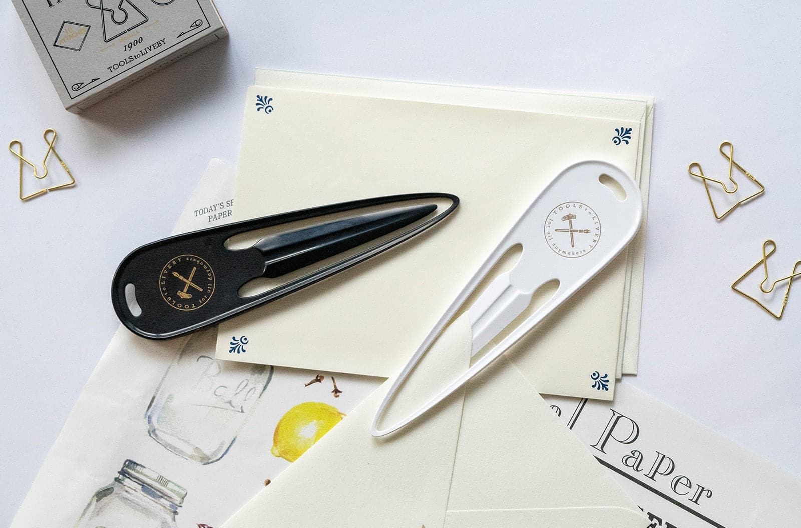 Tools to Live By -- Letter Opener -- Gold Lettering