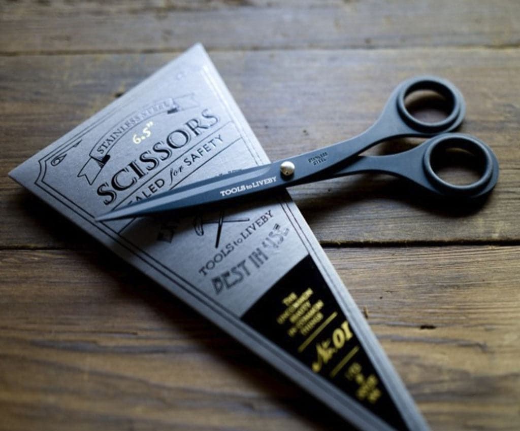 Tools to Live By -- Scissors 6.5" -- Black