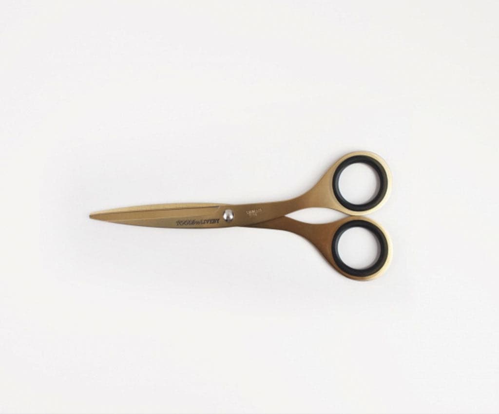 Tools to Live By -- Scissors 6.5" -- Gold