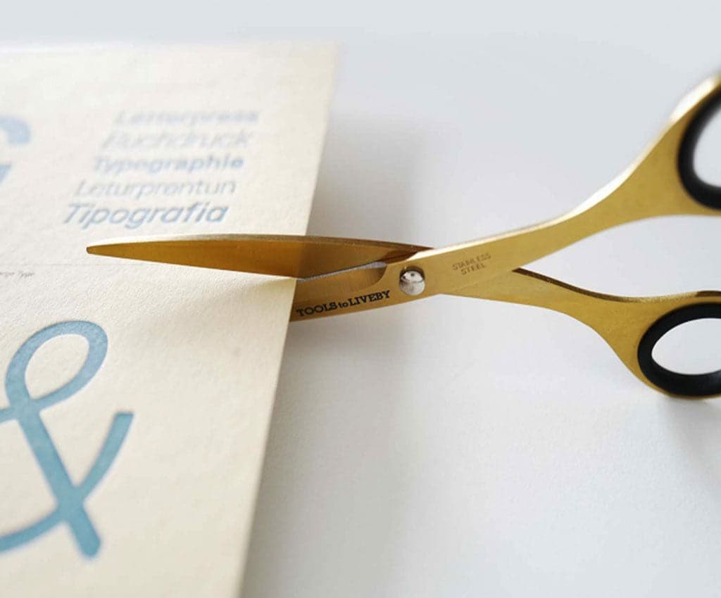 Tools to Live By -- Scissors 6.5" -- Gold