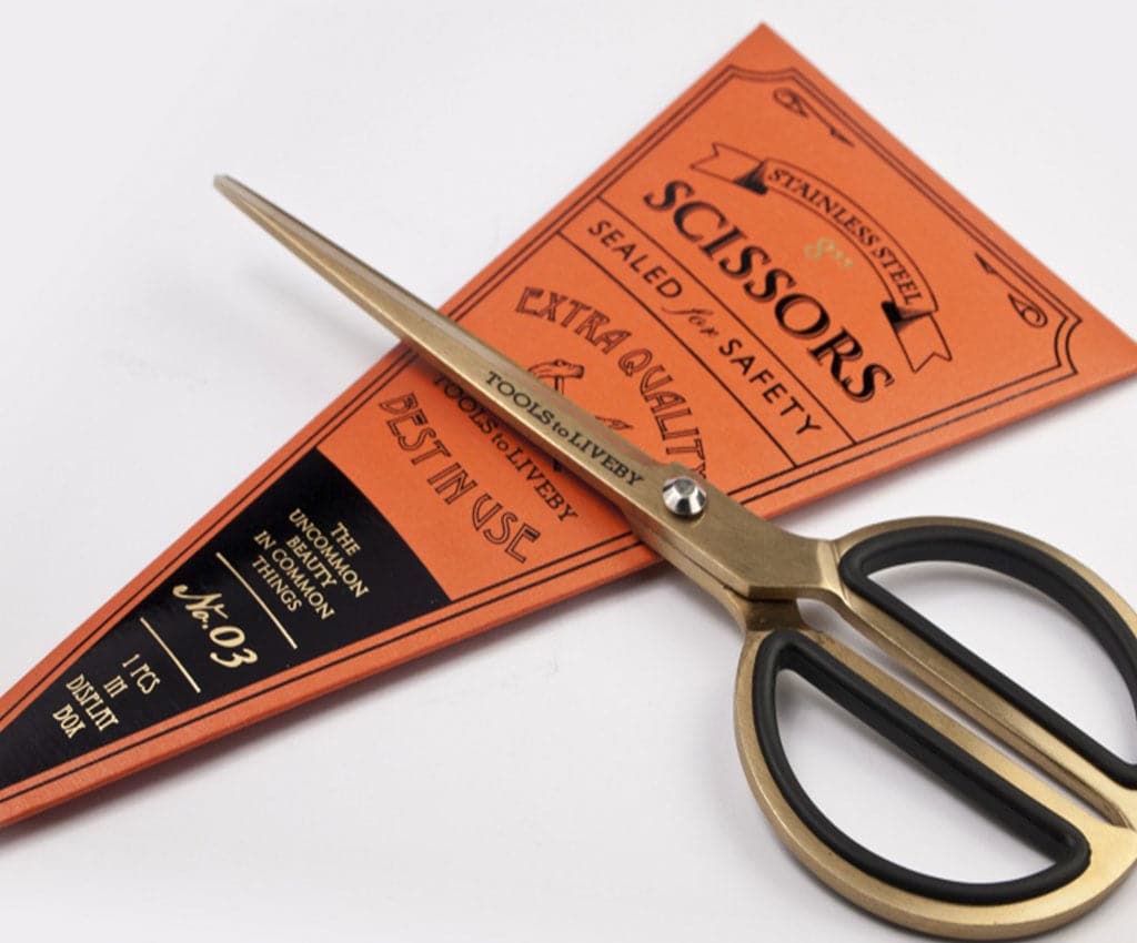 Tools to Live By -- Scissors 8" -- Gold