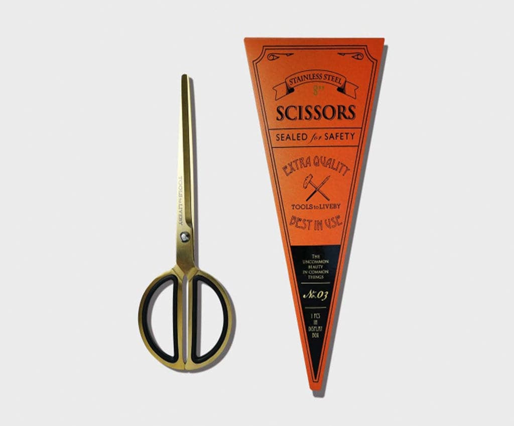 Tools to Live By -- Scissors 8" -- Gold