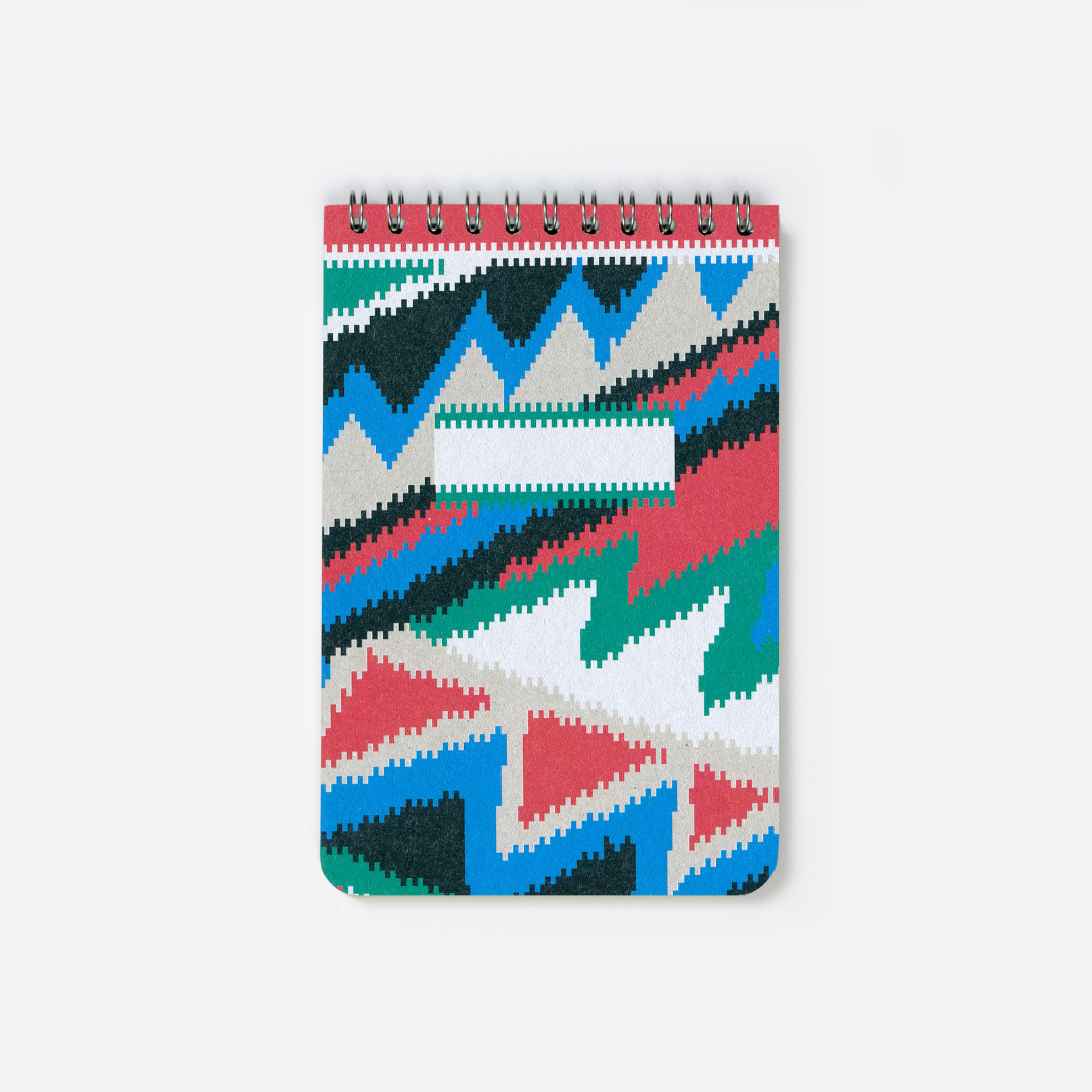 Papier Tigre Reporter Notebook (A6, Lined-Plain) - Tissé