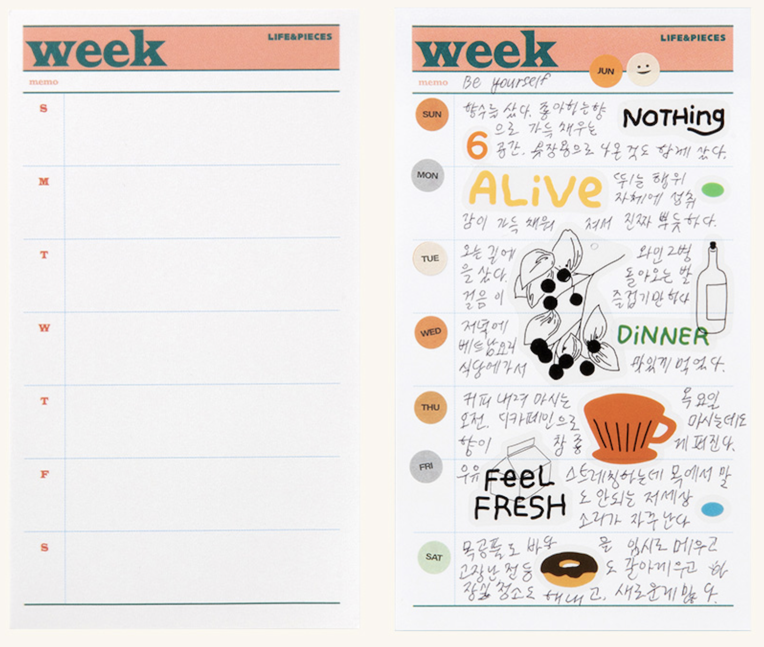 Livework Life & Pieces Small Memo Pad