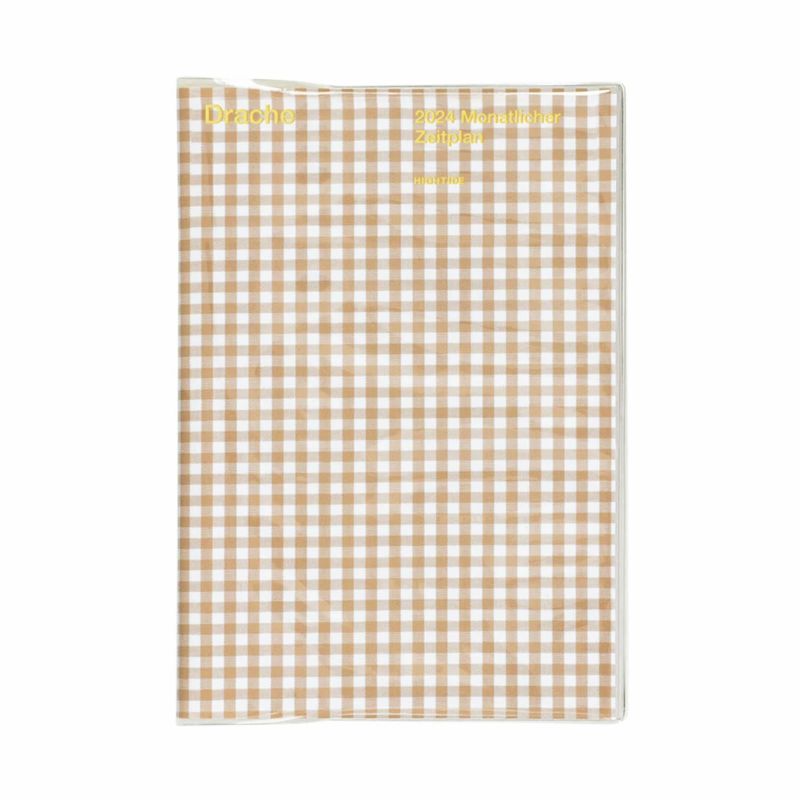 Hightide 2024 Gingham Monthly Diary [B6]