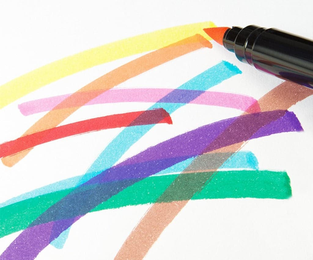 Milan Fibre Brush Pens (10 pk)