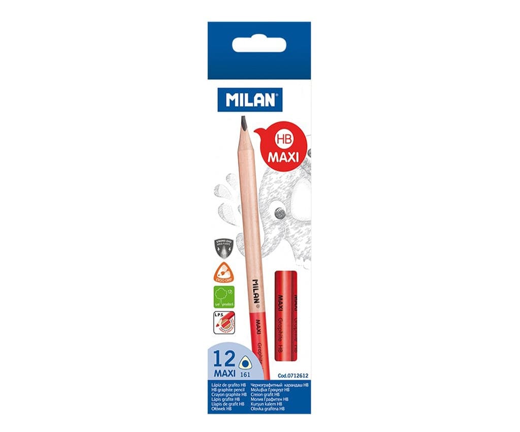 Milan Triangular MAXI HB Pencil [Box of 12]