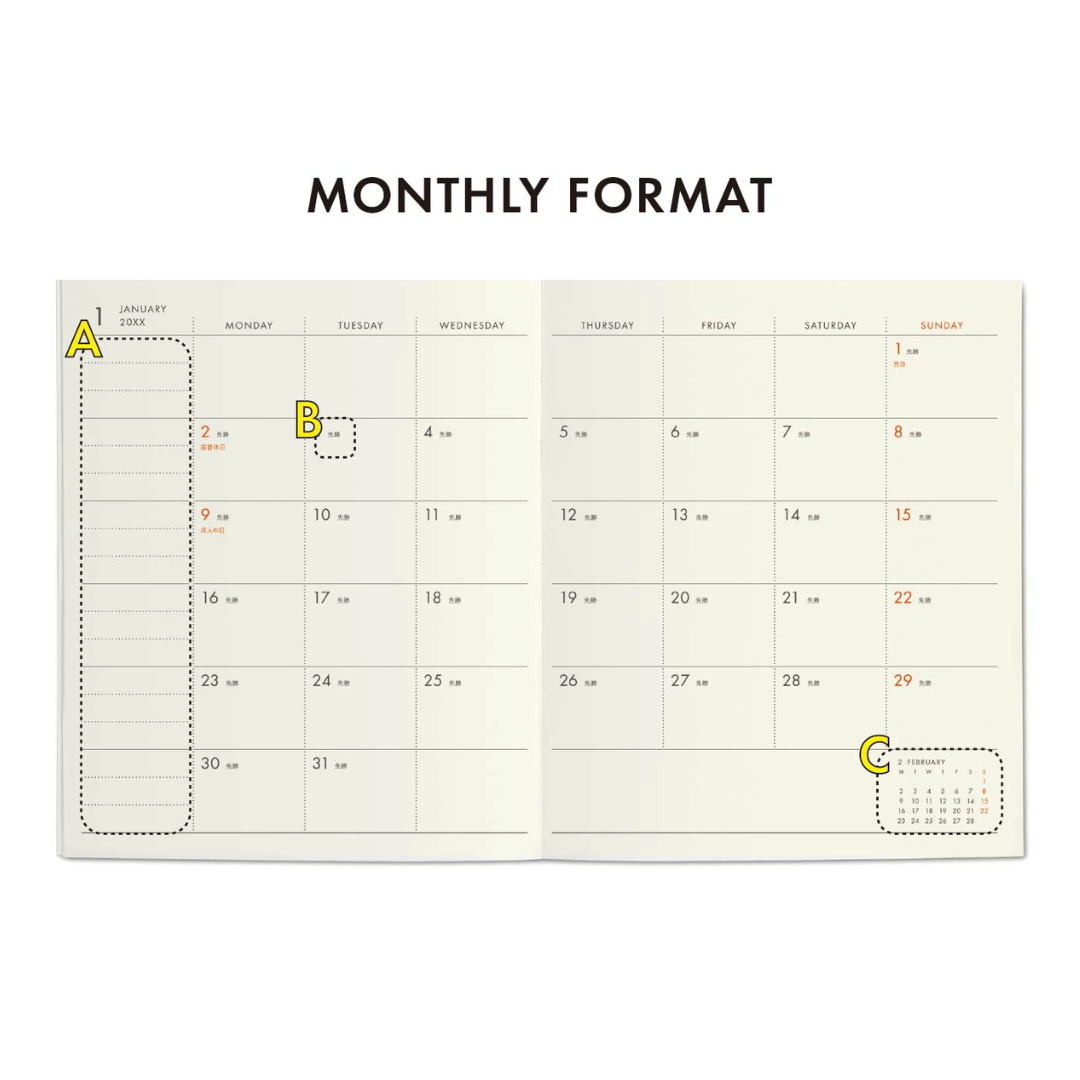 Hightide 2025 Monthly Cactus Planner