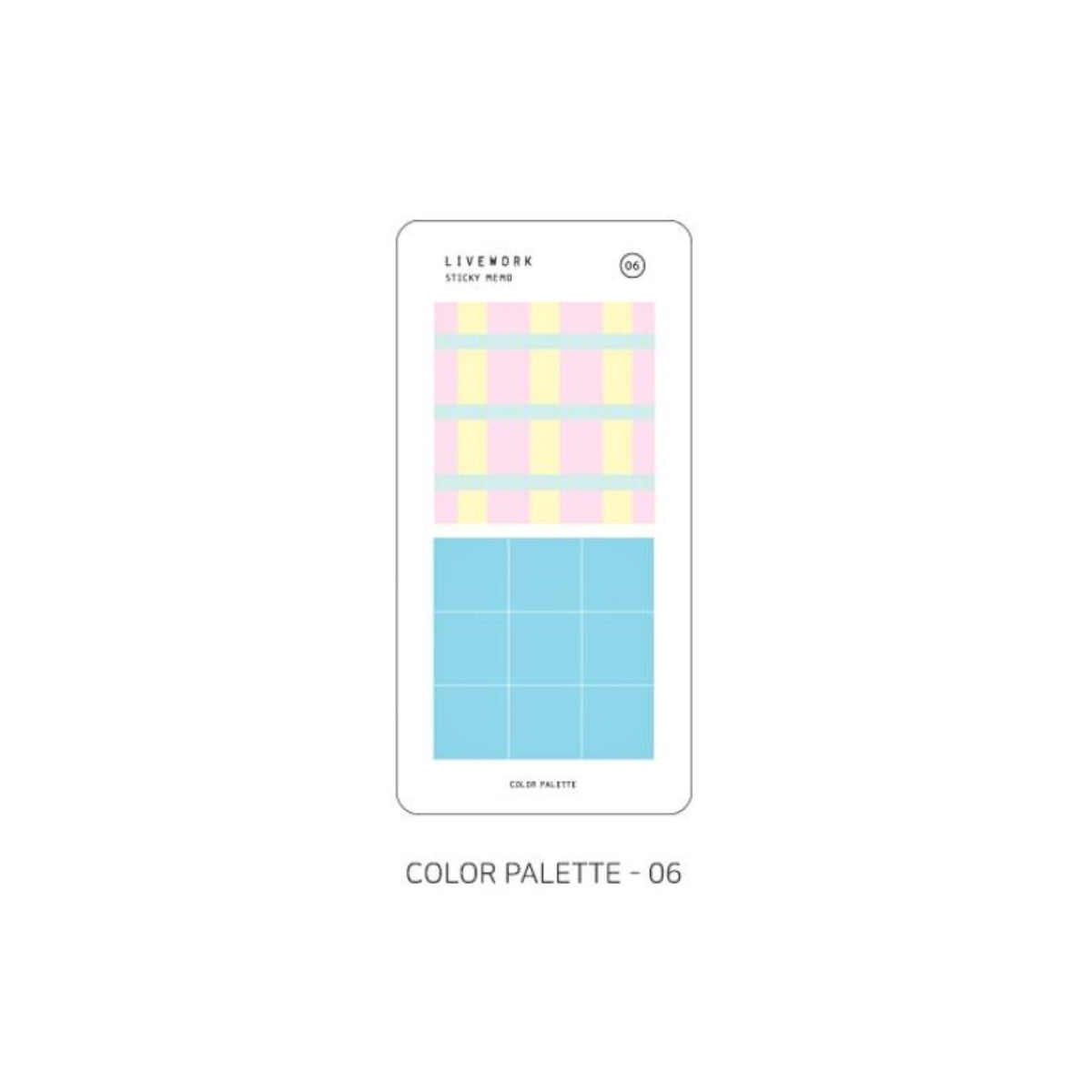 Livework Memo Sticky Note Set – 80 Sheets