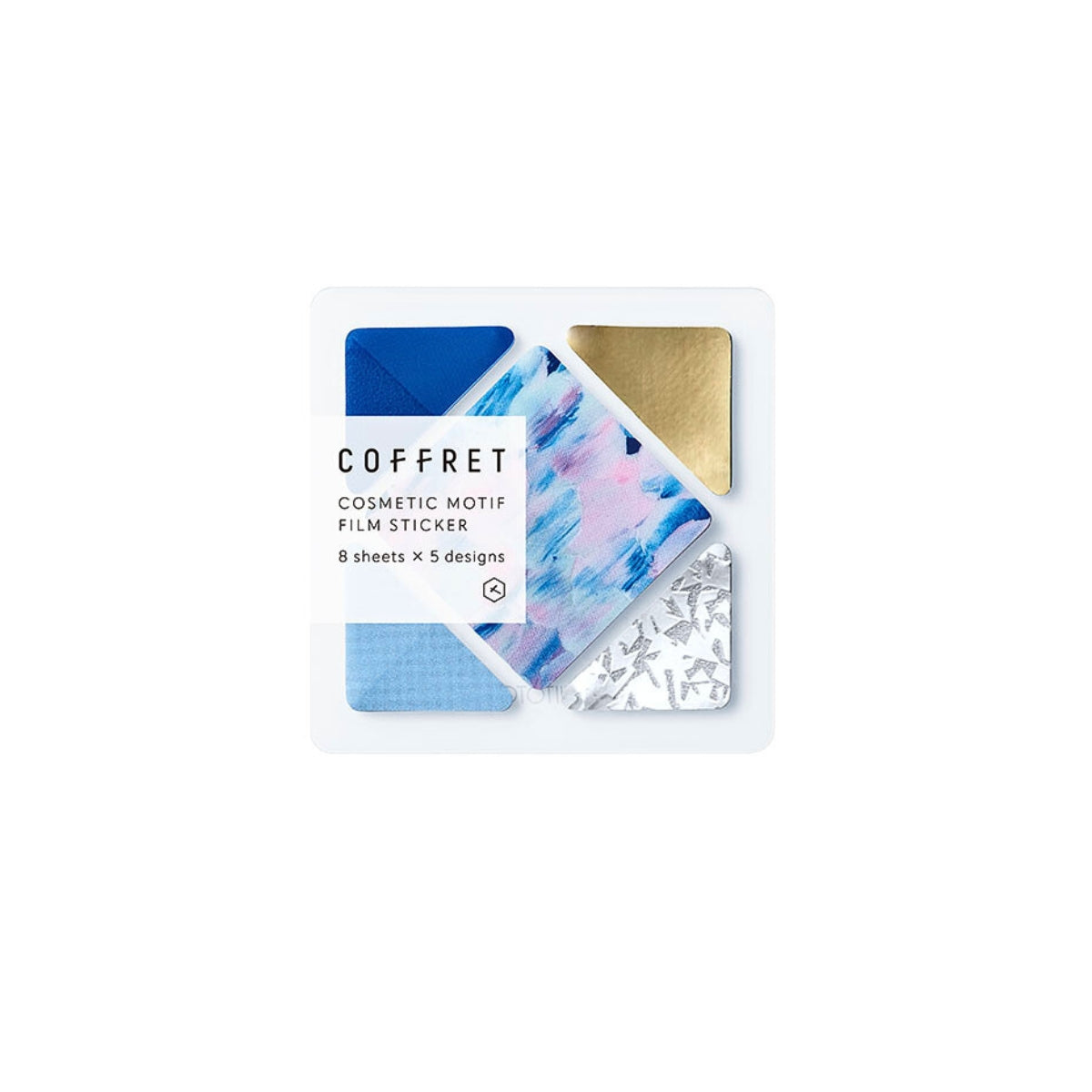 KING JIM COFFRET Cosmetic Film Sticker Set