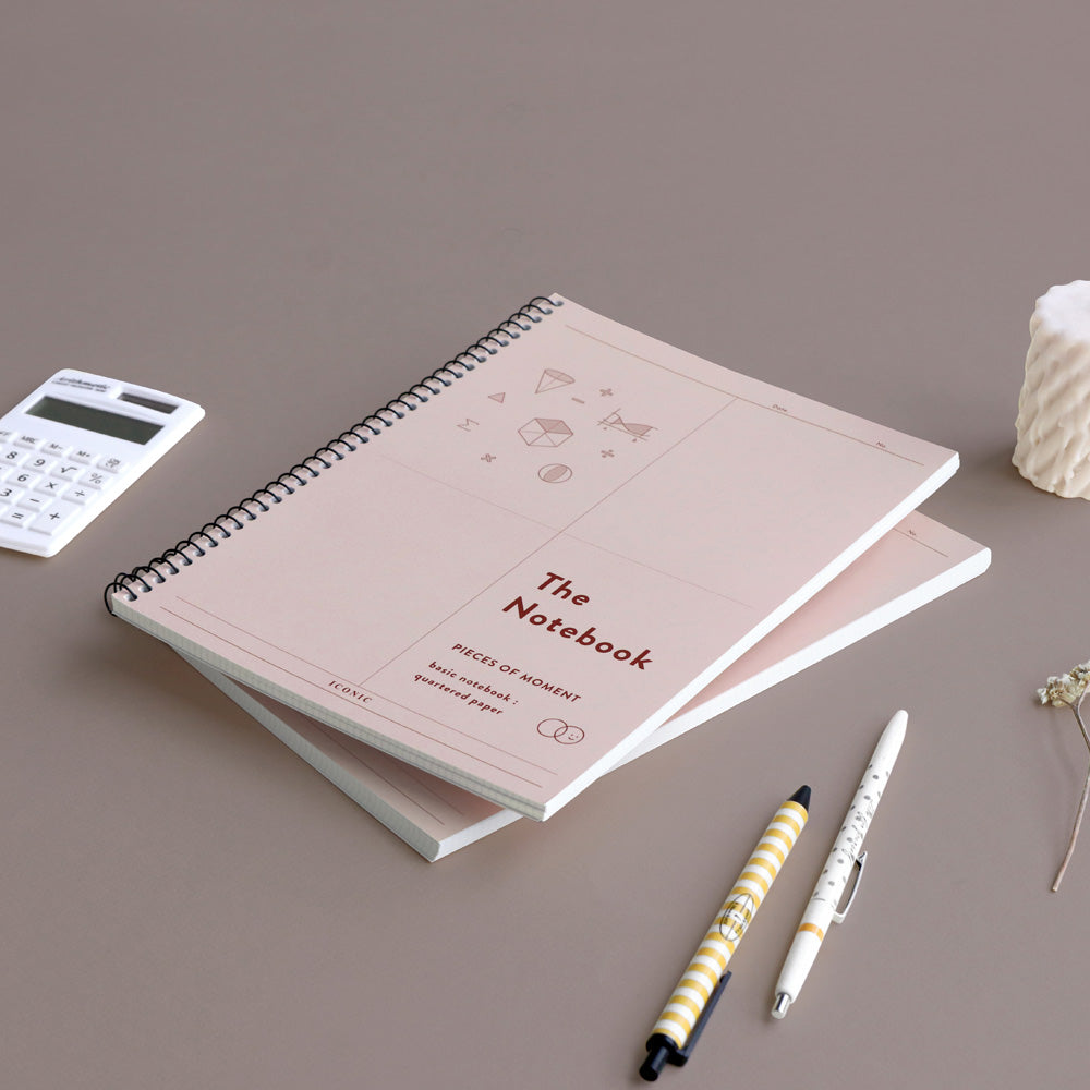 Iconic Basic Notebook [Quartered Paper]