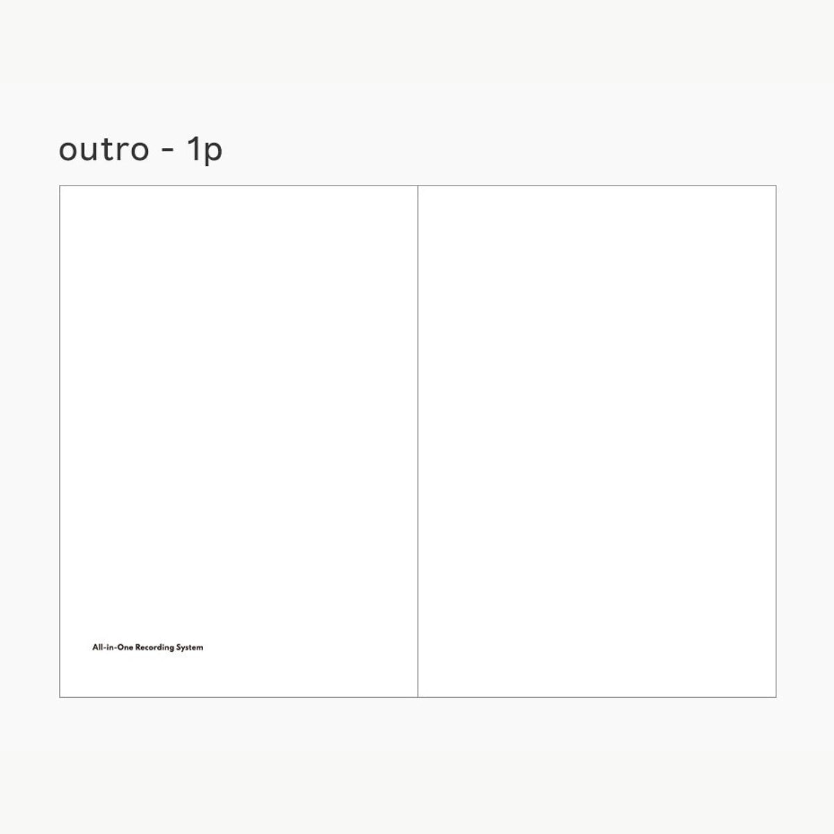 Livework Little Things Recording System Diary