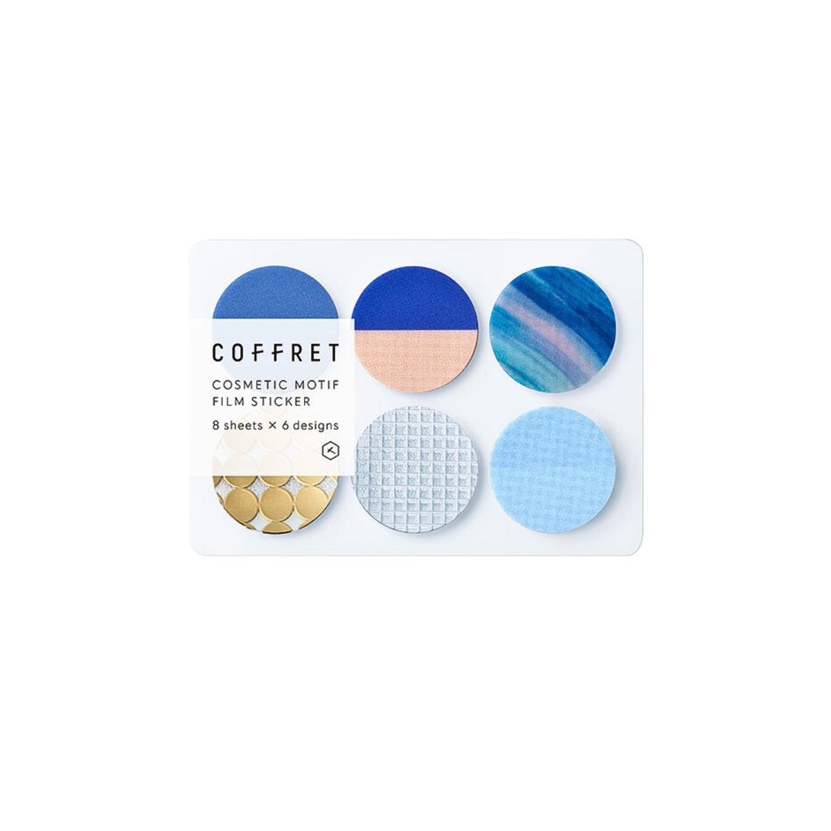 KING JIM COFFRET Cosmetic Film Sticker Set