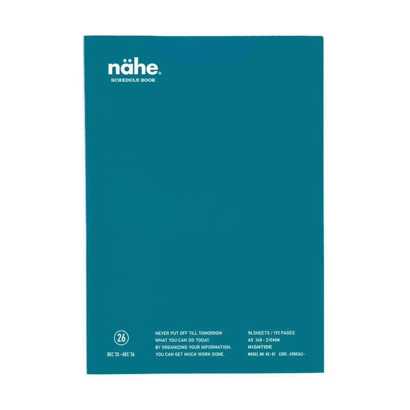 Hightide 2026 Nähe A5 Weekly Vertical Planner