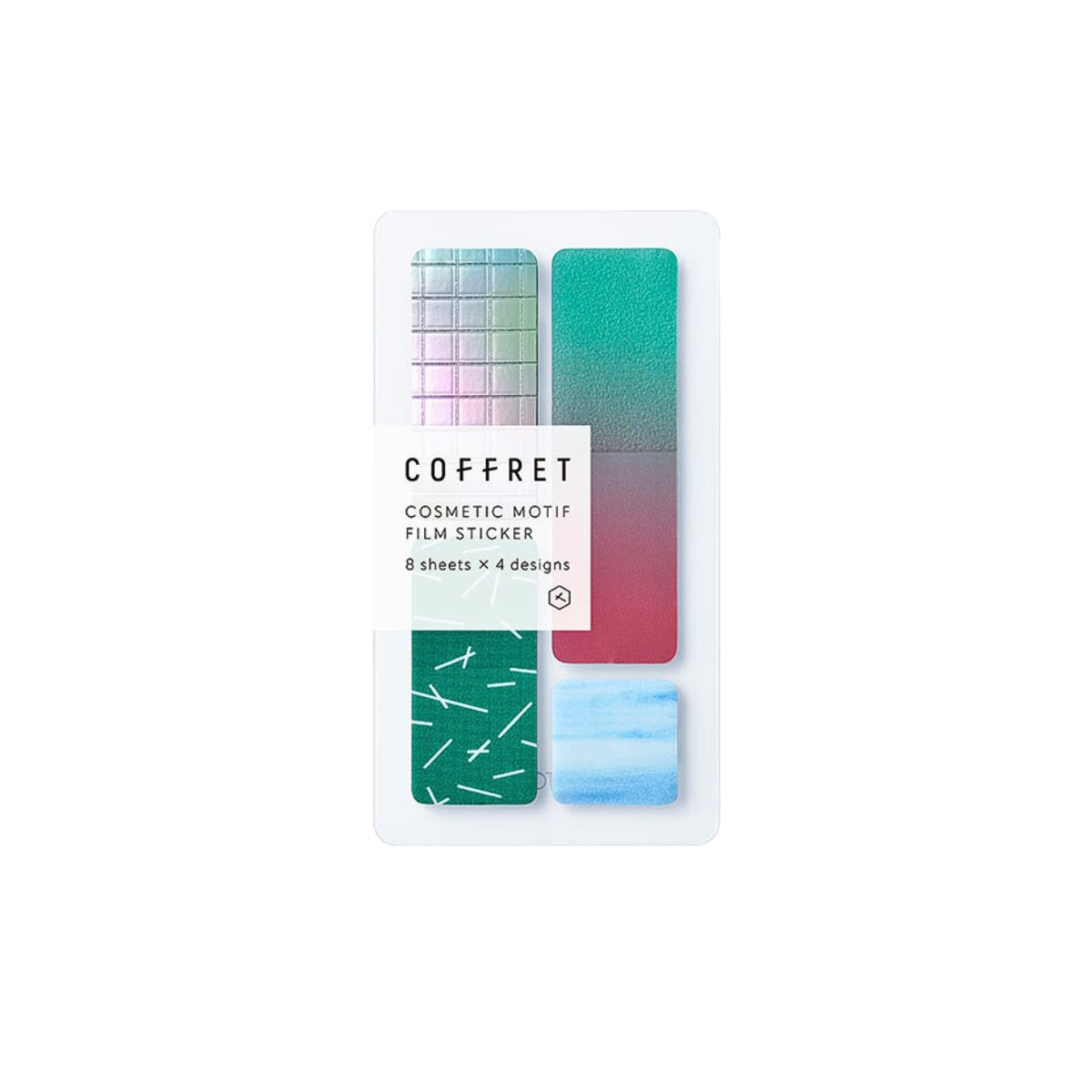 KING JIM COFFRET Cosmetic Film Sticker Set